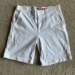 St. John's Bay White Cargo Shorts Classic Cotton
